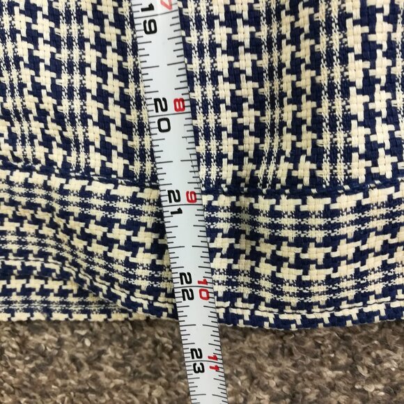 NWT Maeve Anthropologie Jacket Tweed Faux Fur Collar Houndstooth Womens XL $158 - Picture 11 of 12